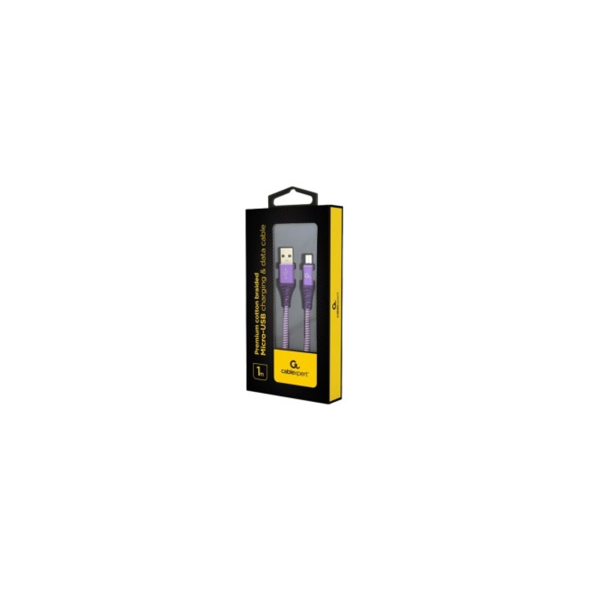 Дата кабель USB 2.0 Micro 5P to AM Cablexpert (CC-USB2B-AMmBM-1M-PW) 98_98.jpg - фото 2