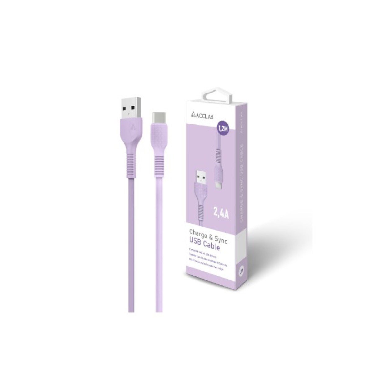 Дата кабель USB 2.0 AM to Lightning 1.2m AL-CBCOLOR-L1PP Purple ACCLAB (1283126518218) 98_98.jpg - фото 3
