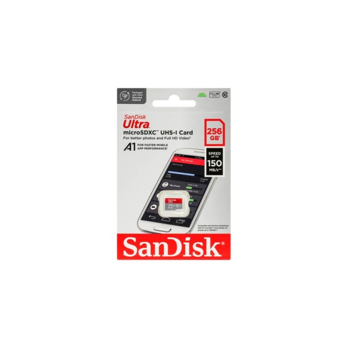 Карта пам'яті SanDisk 256GB microSD class 10 UHS-I Ultra (SDSQUAC-256G-GN6MN) 98_98.jpg - фото 2