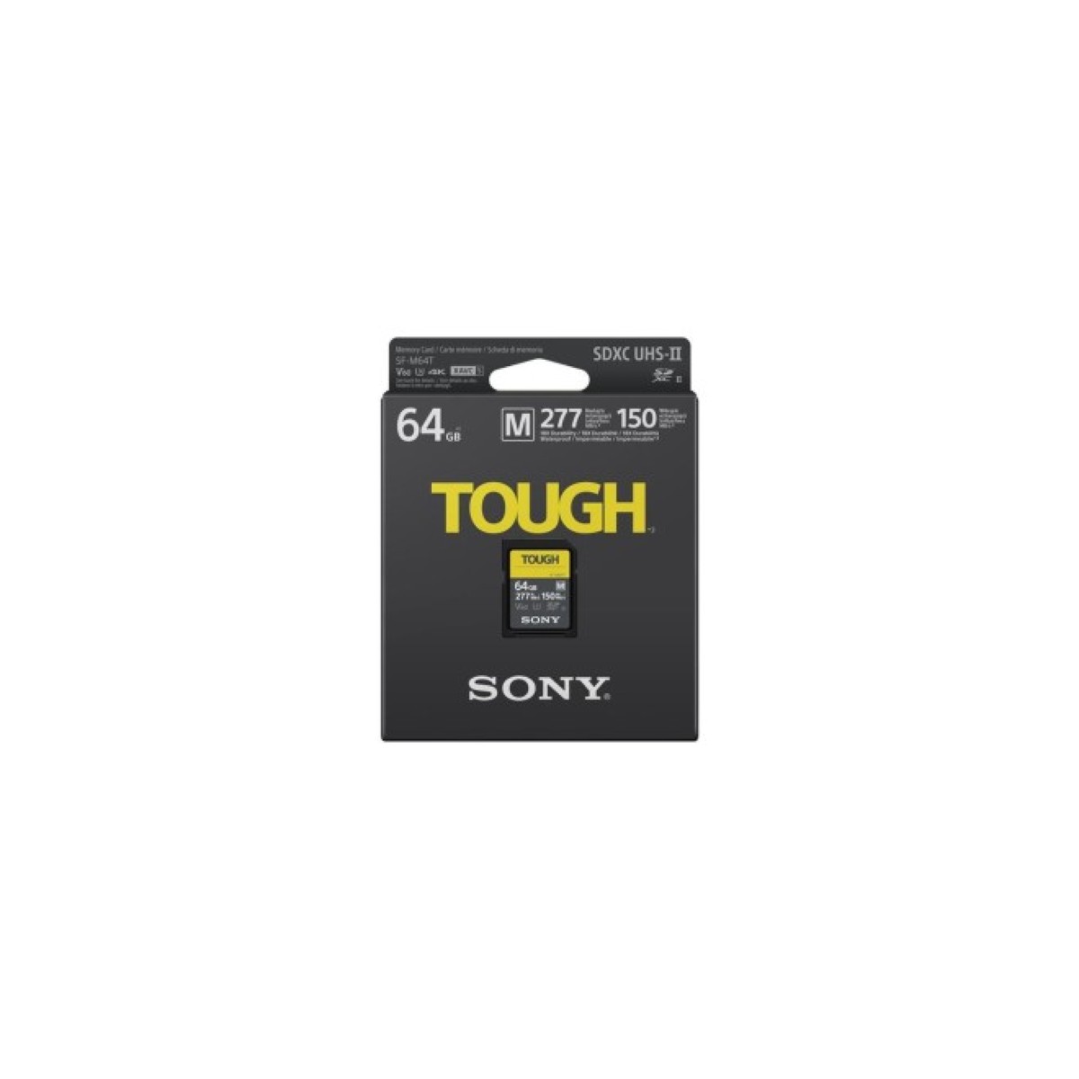 Карта пам'яті Sony 64GB SDXC class 10 UHS-II U3 V60 Tough (SFM64T.SYM) 98_98.jpg - фото 2