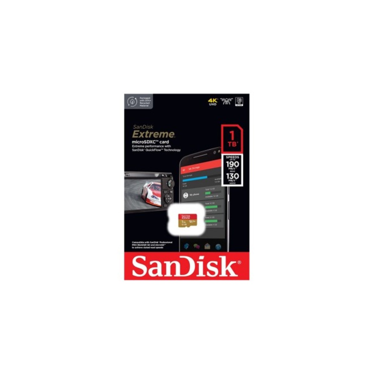 Карта пам'яті SanDisk 1 TB microSDXC UHS-I U3 V30 A2 Extreme (SDSQXAV-1T00-GN6MN) 98_98.jpg - фото 2