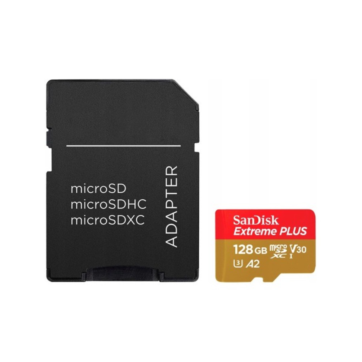 Карта пам'яті SanDisk 128GB microSD class 10 V30 Extreme PLUS (SDSQXBD-128G-GN6MA) 256_256.jpg