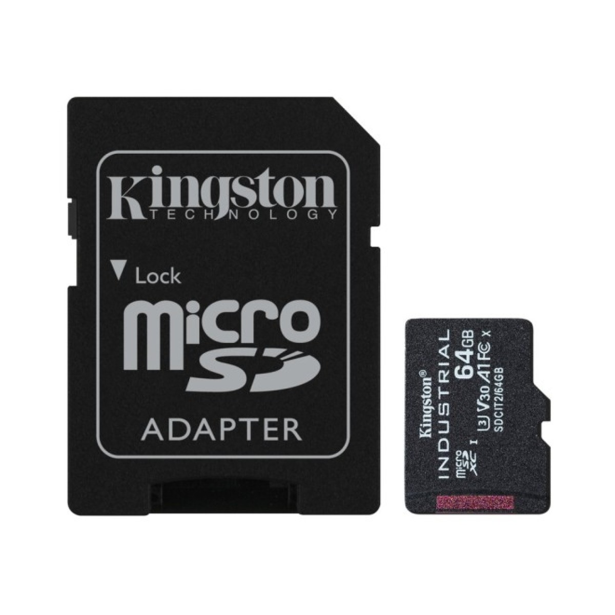 Карта пам'яті Kingston 64GB microSDXC class 10 UHS-I V30 A1 (SDCIT2/64GB) 256_256.jpg