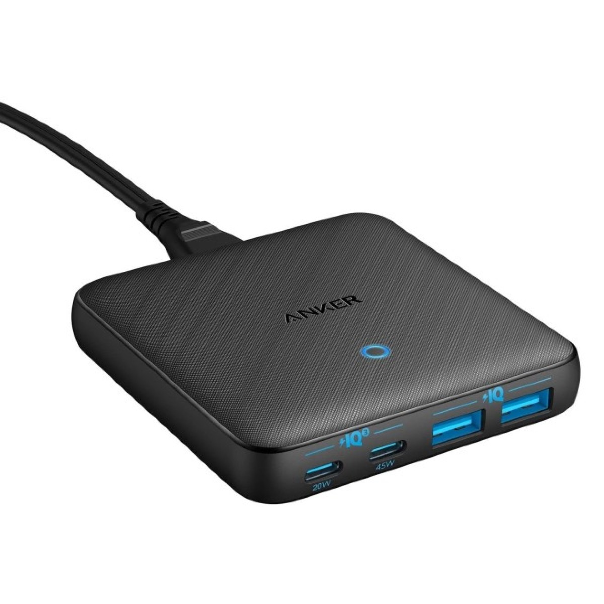 Зарядний пристрій Anker PowerPort 543 Atom III Slim 4 - 65W 22xUSB-C PIQ3.0 (A2046G12) 98_98.jpg - фото 1