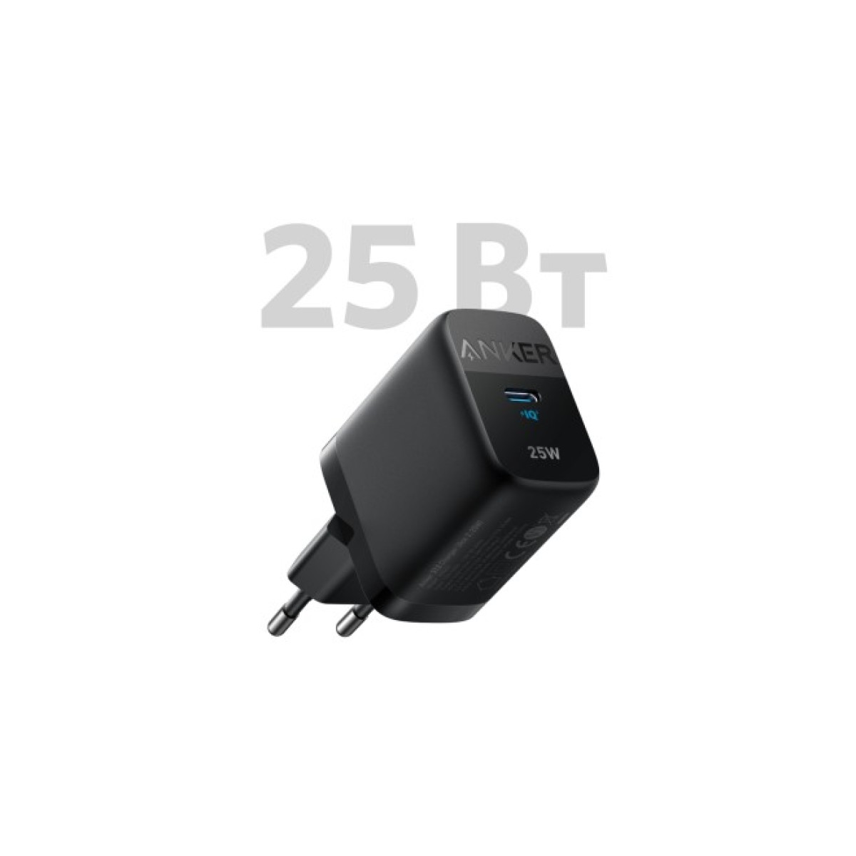 Зарядний пристрій Anker PowerPort 312 - 25W USB-C Black (A2642G11) 98_98.jpg - фото 1