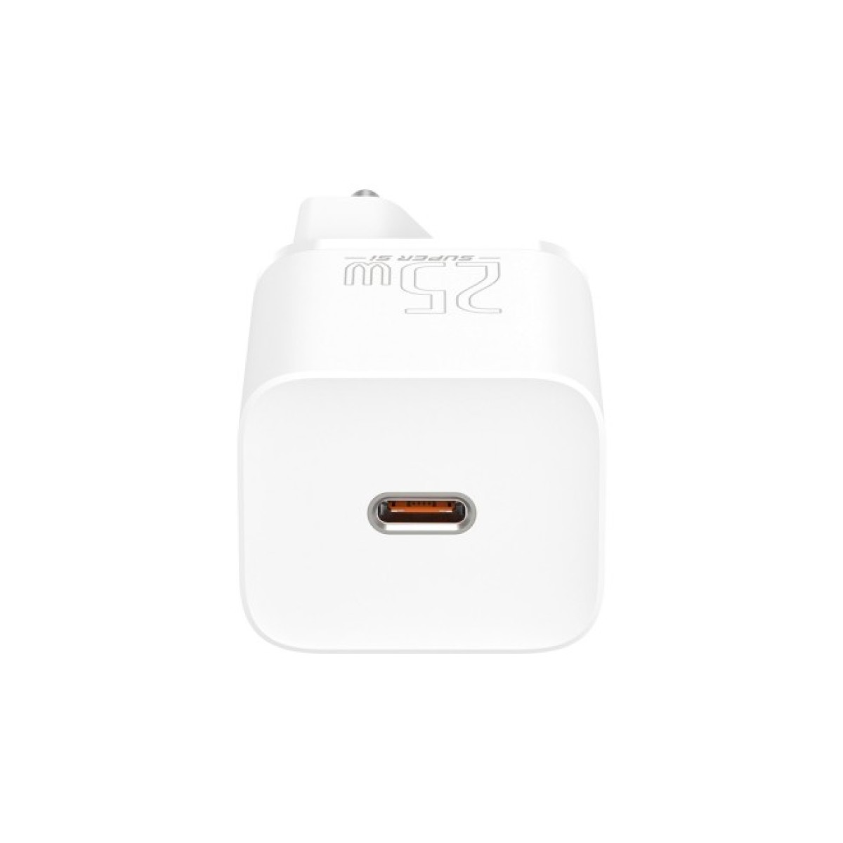 Зарядний пристрій Baseus 1xUSB 25W (USB-C) + Cable Type-C white (TZCCSUP-L02) 98_98.jpg - фото 7