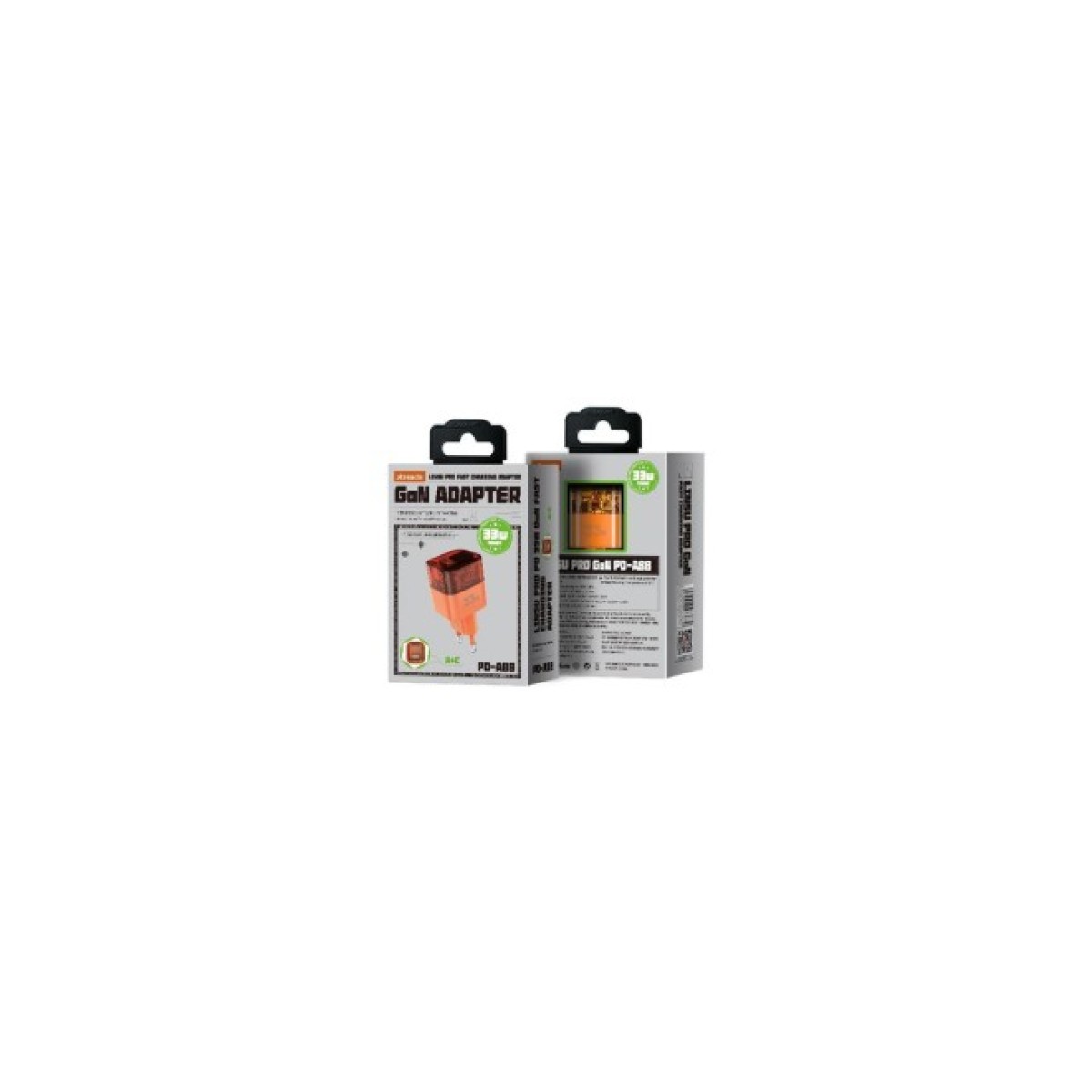 Зарядное устройство Proda Azeada PD-A88 33W GAN Orange (PD-A88-OR) 98_98.jpg - фото 3