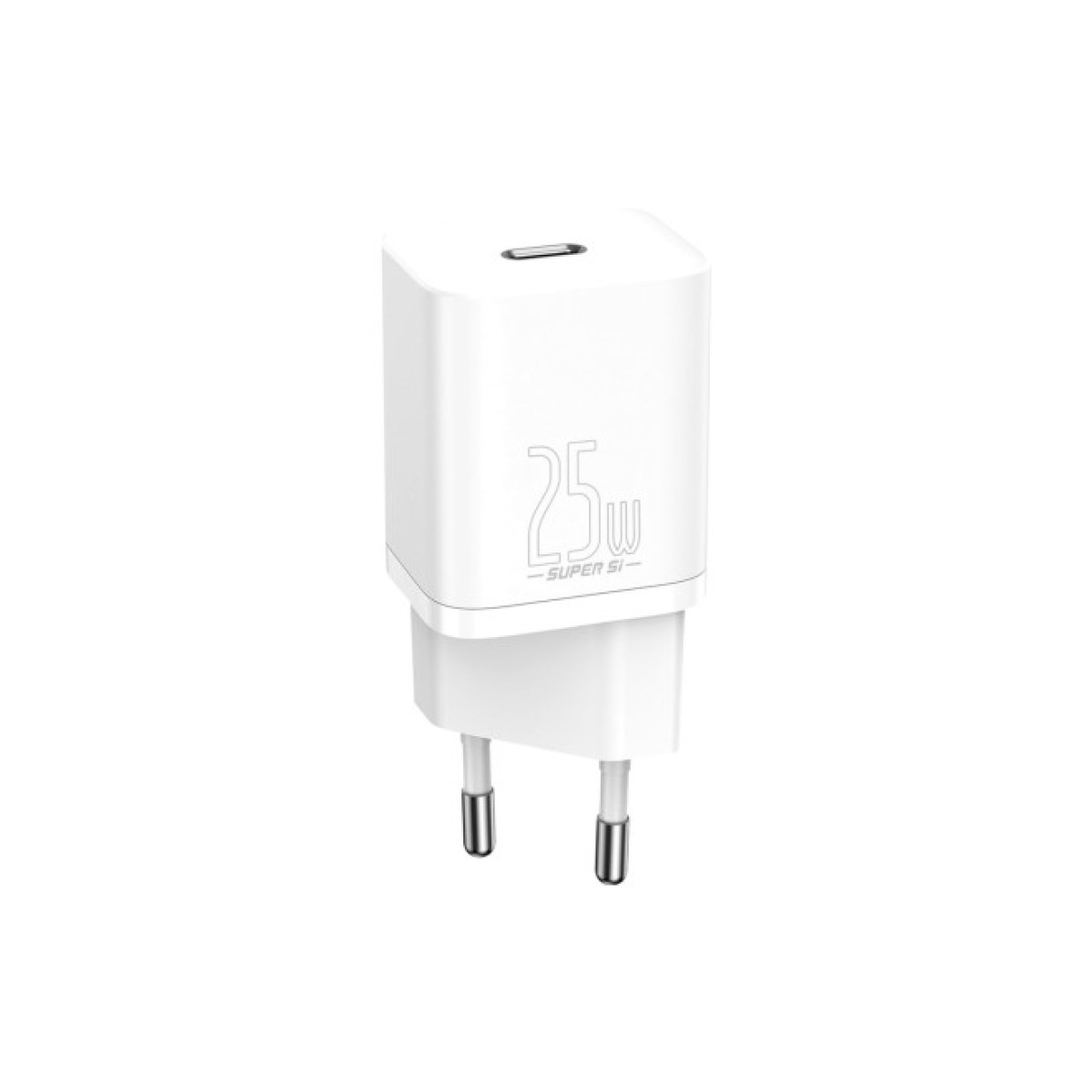 Зарядний пристрій Baseus 1xUSB 25W (USB-C) + Cable Type-C white (TZCCSUP-L02) 256_256.jpg