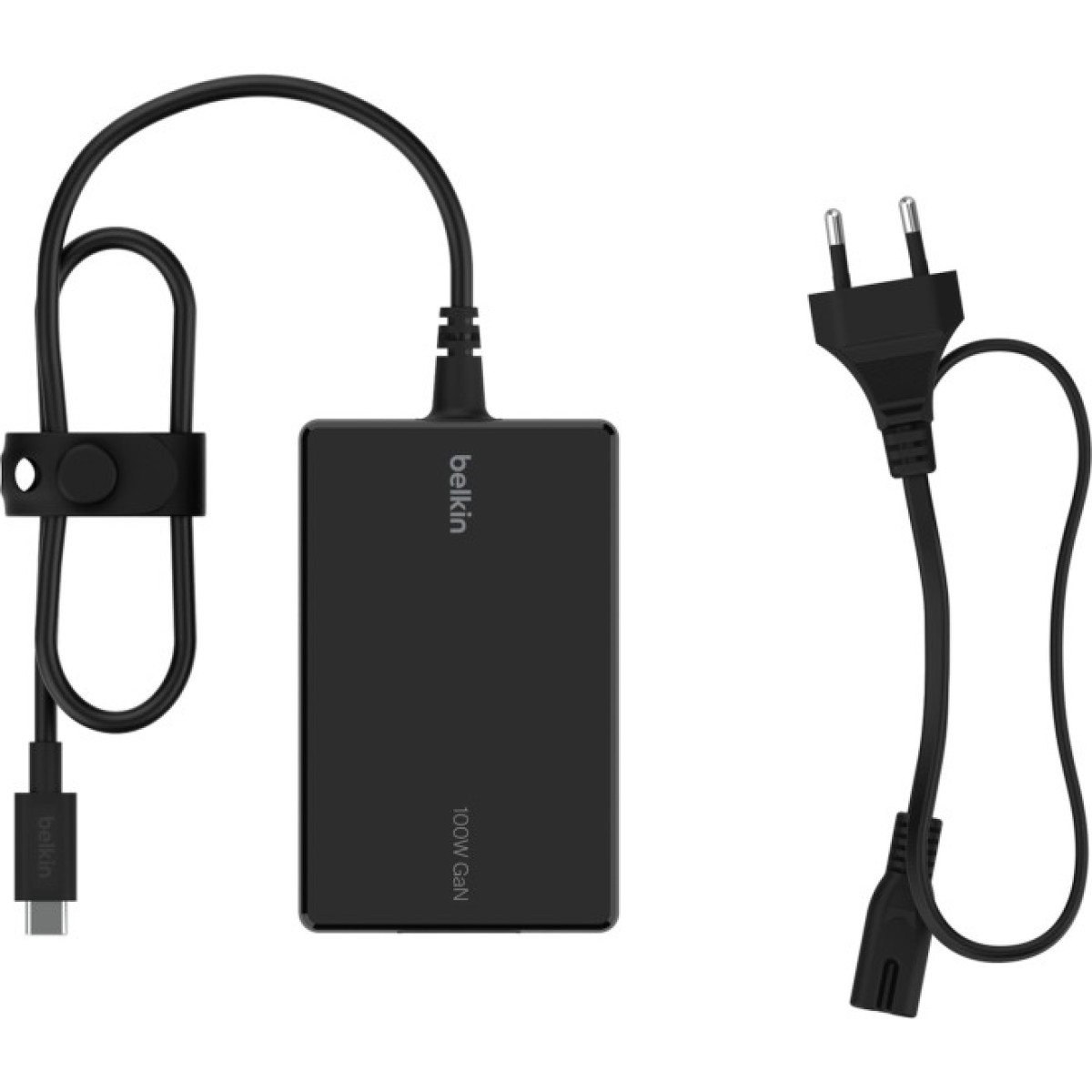 Зарядний пристрій Belkin USB-С 100W GAN PD PPS + cable USB-C 2m (INC016VFBK) 98_98.jpg - фото 2