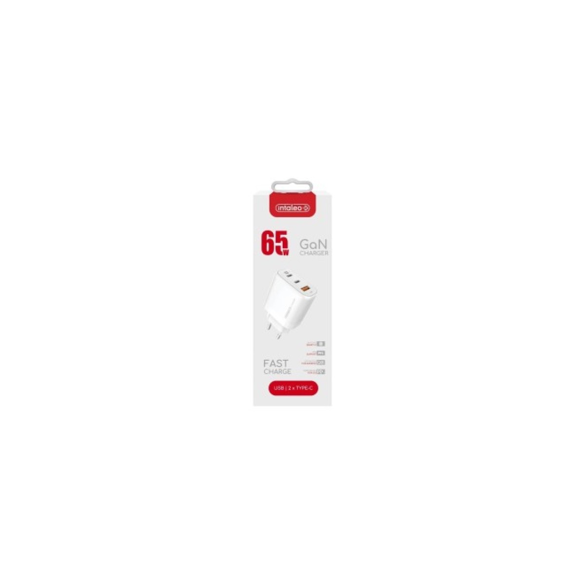 Зарядное устройство Intaleo 65W GAN 2USB-C PD+USB-A QC 3.0 white (1283126559525) 98_98.jpg - фото 3