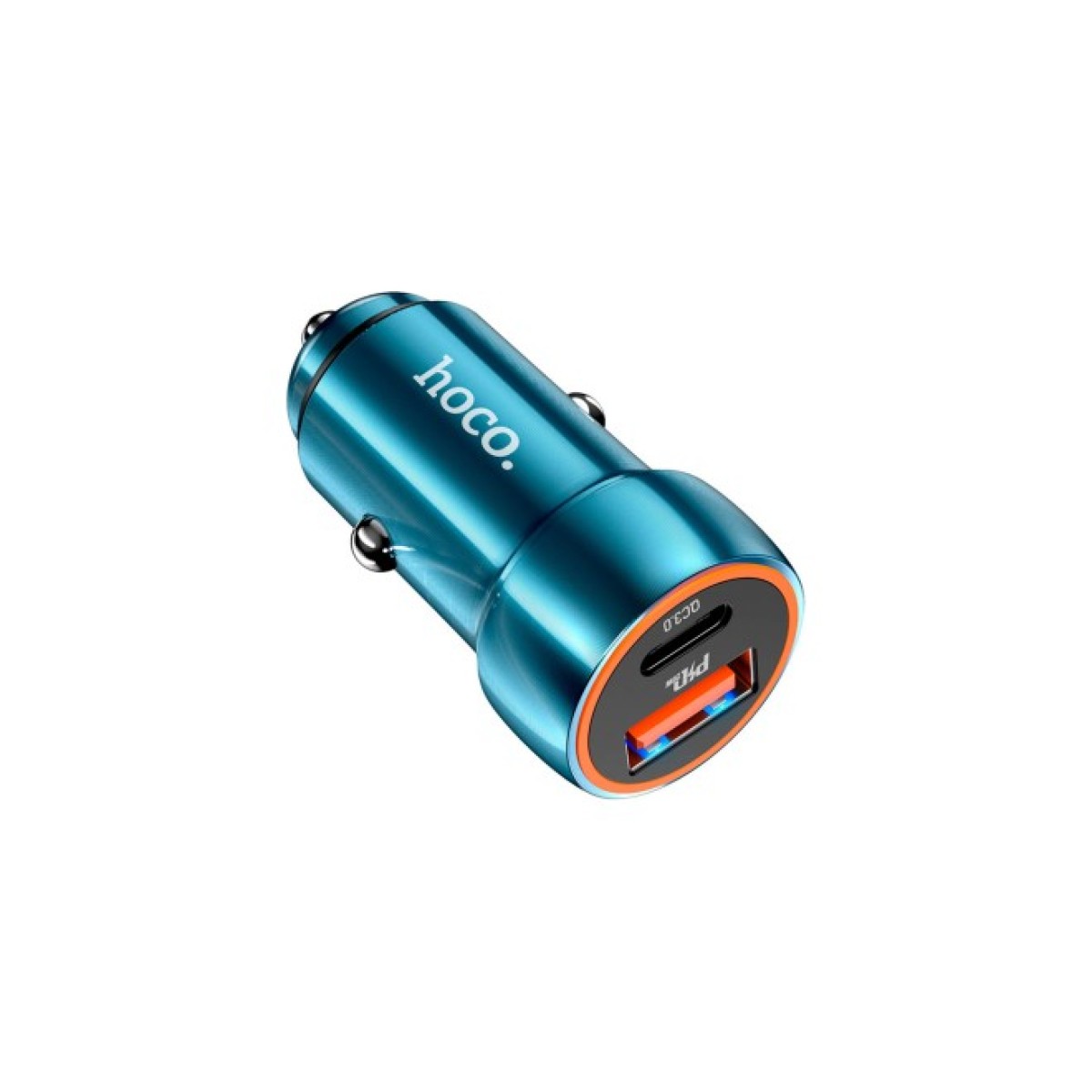 Зарядний пристрій HOCO Z46A USB-A/Type-C Sapphire Blue (6931474770349) 98_98.jpg - фото 2