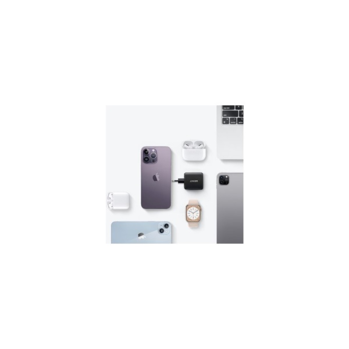 Зарядний пристрій Anker PowerPort 312 - 25W USB-C Black (A2642G11) 98_98.jpg - фото 3