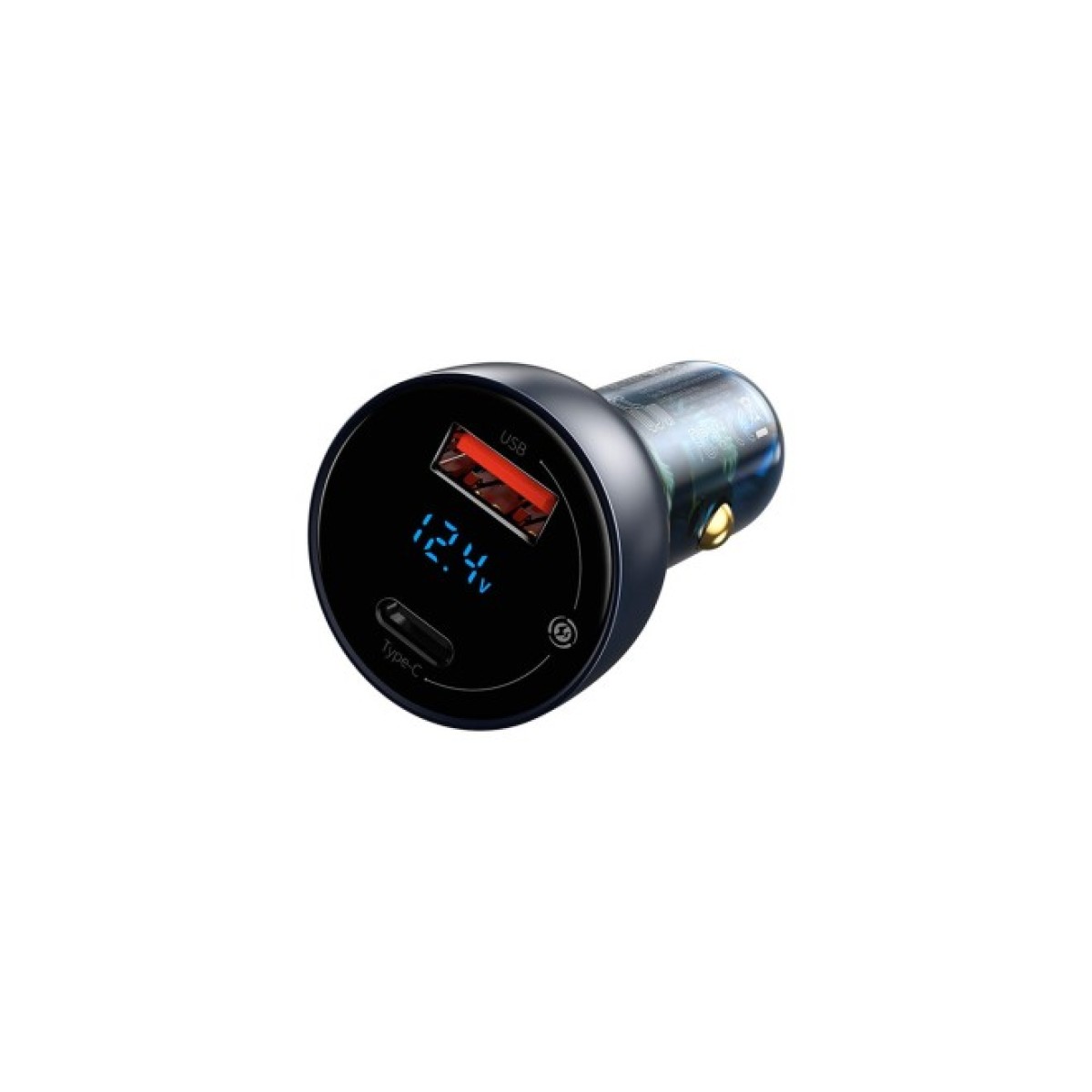 Зарядний пристрій Baseus Particular Digital Display QC+PPS Car Charger 65W Cable(Type-C toType-C100W 1m) USB-A/Type-C Dar (TZCCKX-0G) 98_98.jpg - фото 4