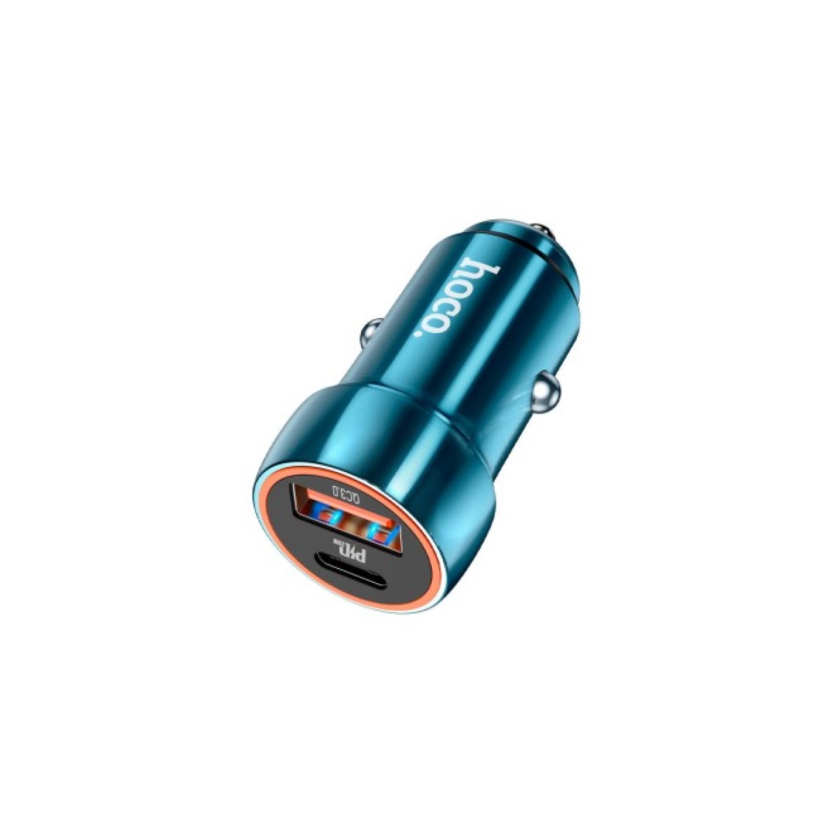 Зарядний пристрій HOCO Z46A USB-A/Type-C Sapphire Blue (6931474770349) 98_98.jpg - фото 1