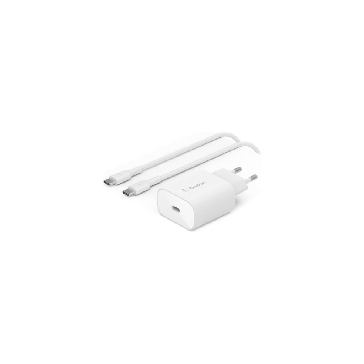 Зарядний пристрій Belkin USB-С 25W PD PPS + cable USB-C 1m (WCA004VF1MWH-B6) 256_256.jpg