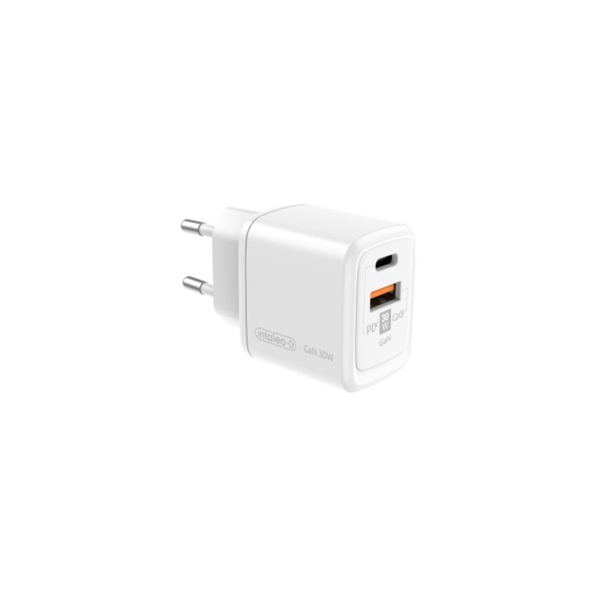 Зарядное устройство Intaleo 30W GAN USB-C PD+USB-A QC 3.0 white (1283126578274) 98_98.jpg - фото 1