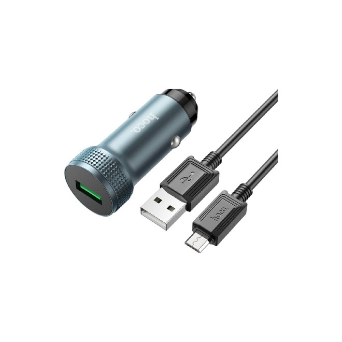 Зарядное устройство HOCO Z49A Level USB Metal Gray (6931474795717) 98_98.jpg - фото 1