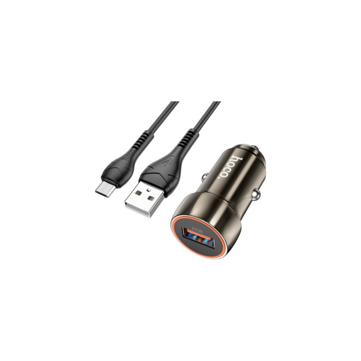 Зарядное устройство HOCO Z46 USB Metal Gray (6931474770295) 98_98.jpg - фото 2