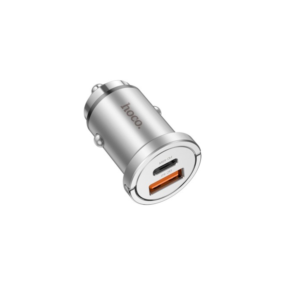 Зарядное устройство HOCO NZ10 Handy USB-A/Type-C Silver (6942007601825) 98_98.jpg - фото 4