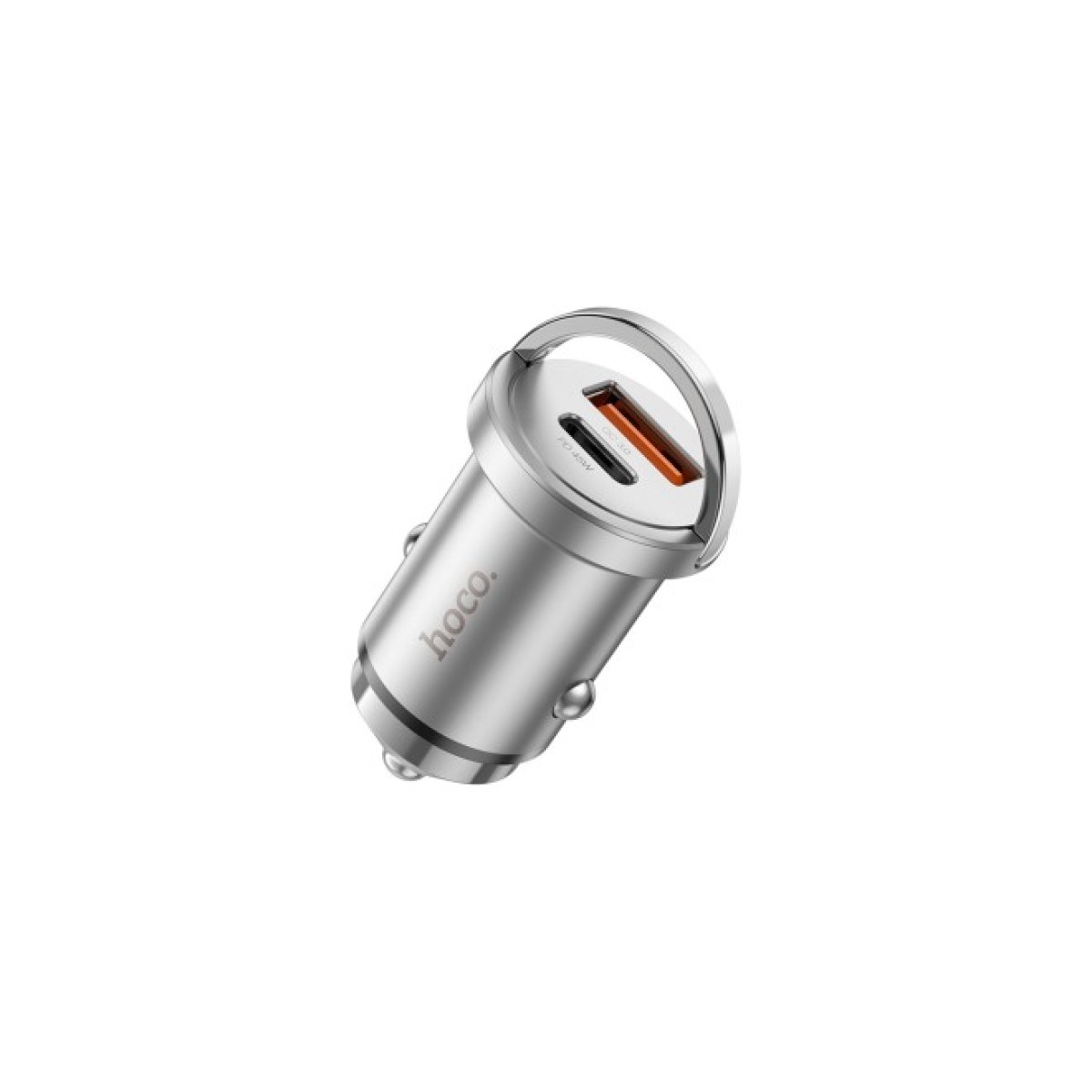 Зарядное устройство HOCO NZ10 Handy USB-A/Type-C Silver (6942007601825) 98_98.jpg - фото 1