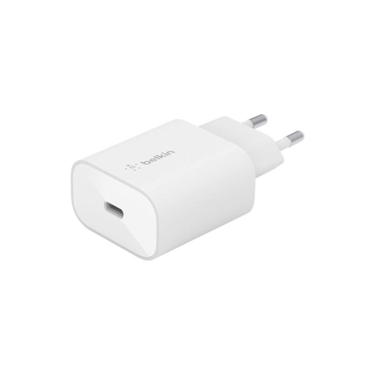 Зарядний пристрій Belkin USB-С 25W PD PPS + cable USB-C-Lightning 1m (WCA004VF1MWH-B5) 98_98.jpg - фото 2