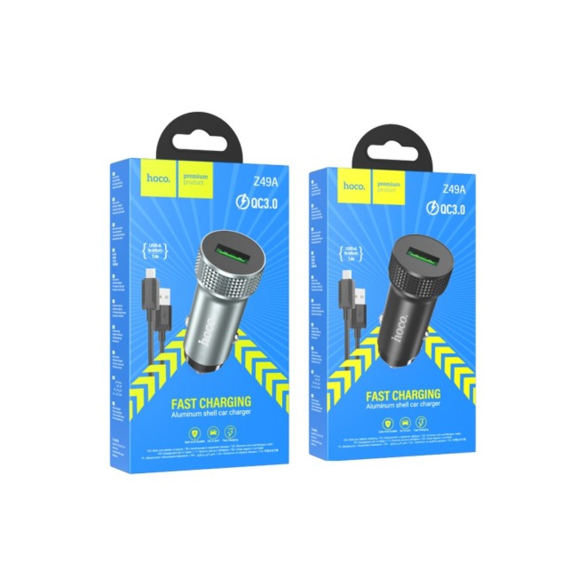 Зарядное устройство HOCO Z49A Level USB Metal Gray (6931474795717) 98_98.jpg - фото 4