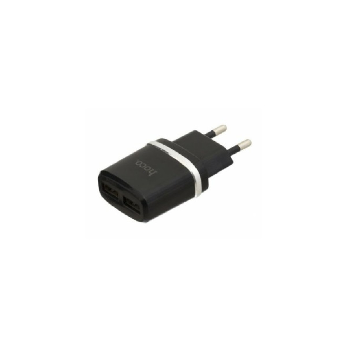 Зарядное устройство HOCO C12 Smart dual USB charger Black (6957531063094) 98_98.jpg - фото 1