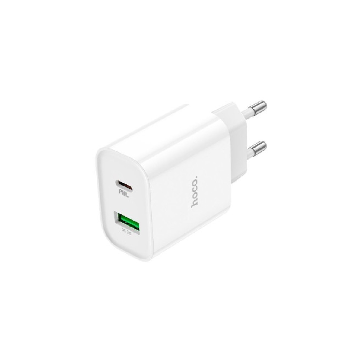 Зарядное устройство HOCO C80A Plus Rapido PD20W+QC3.0 charger set(C to C) White (6931474779908) 98_98.jpg - фото 5