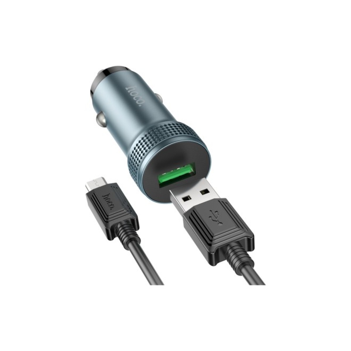 Зарядное устройство HOCO Z49A Level USB Metal Gray (6931474795717) 98_98.jpg - фото 5