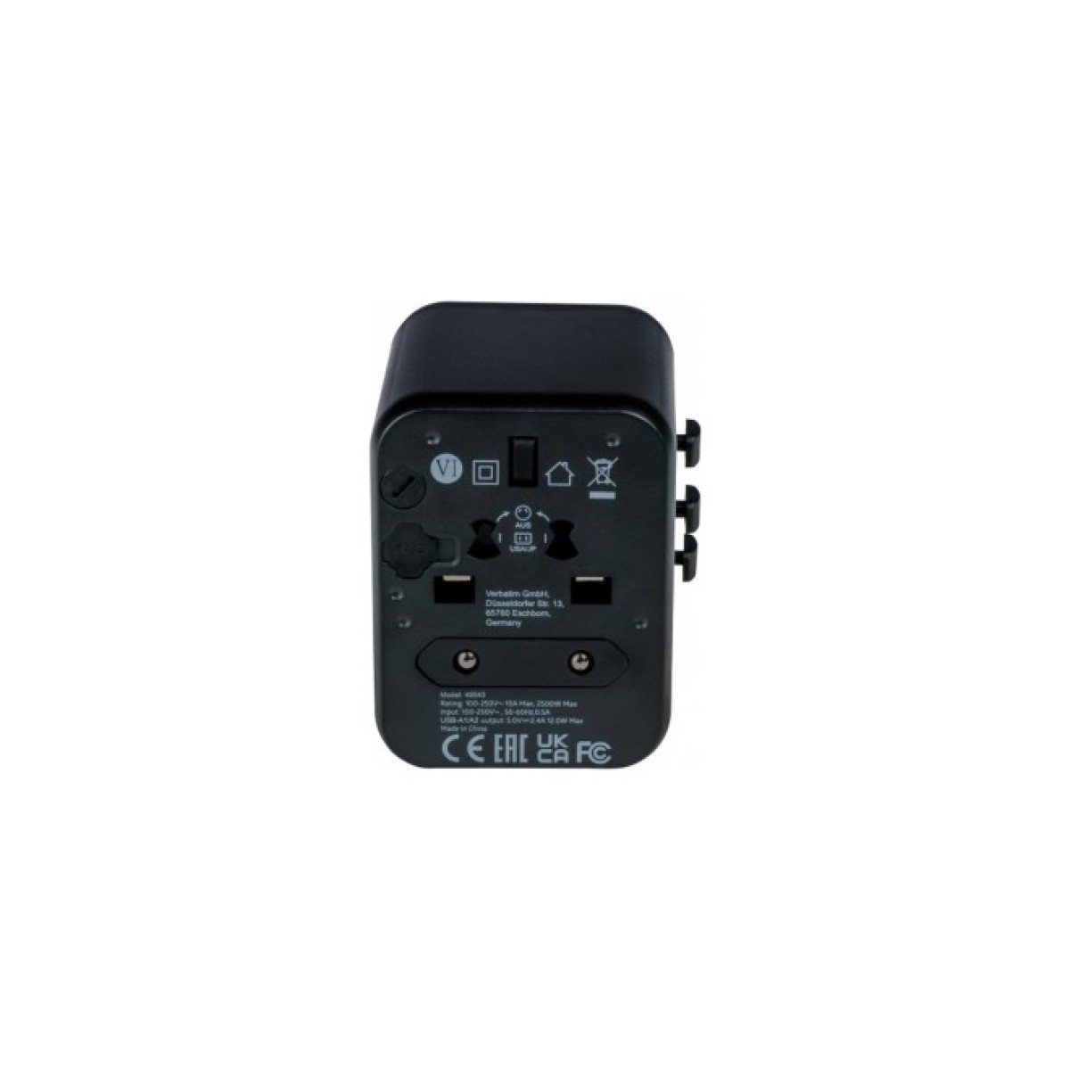 Зарядное устройство Verbatim UTA-01 (2xUSB) (49543) 98_98.jpg - фото 12