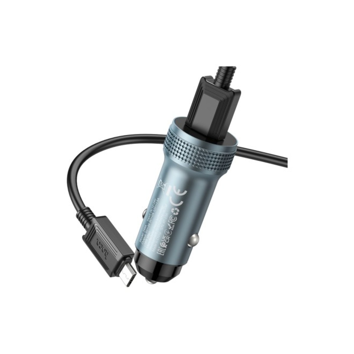 Зарядное устройство HOCO Z49A Level USB Metal Gray (6931474795717) 98_98.jpg - фото 6