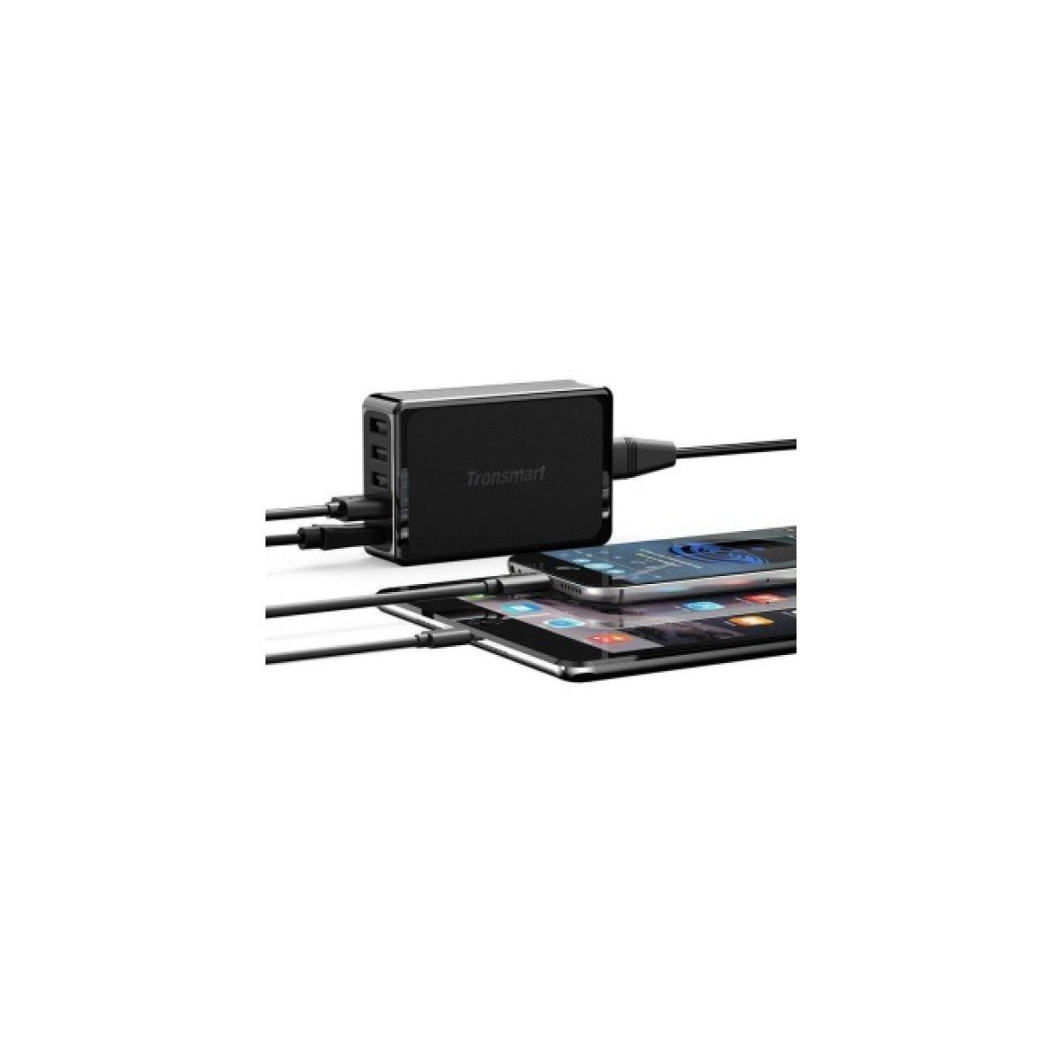 Зарядний пристрій Tronsmart U5PTA Quick Charge 3.0 Rapid Desktop Charger Black (210781) 98_98.jpg - фото 3