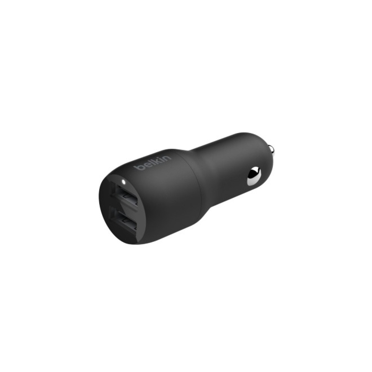 Зарядний пристрій Belkin Car Charger 24W Dual USB-A black (CCB001BTBK) 98_98.jpg - фото 3