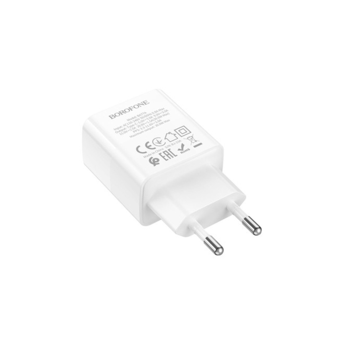 Зарядное устройство BOROFONE BA77A White (BA77AW) 98_98.jpg - фото 2