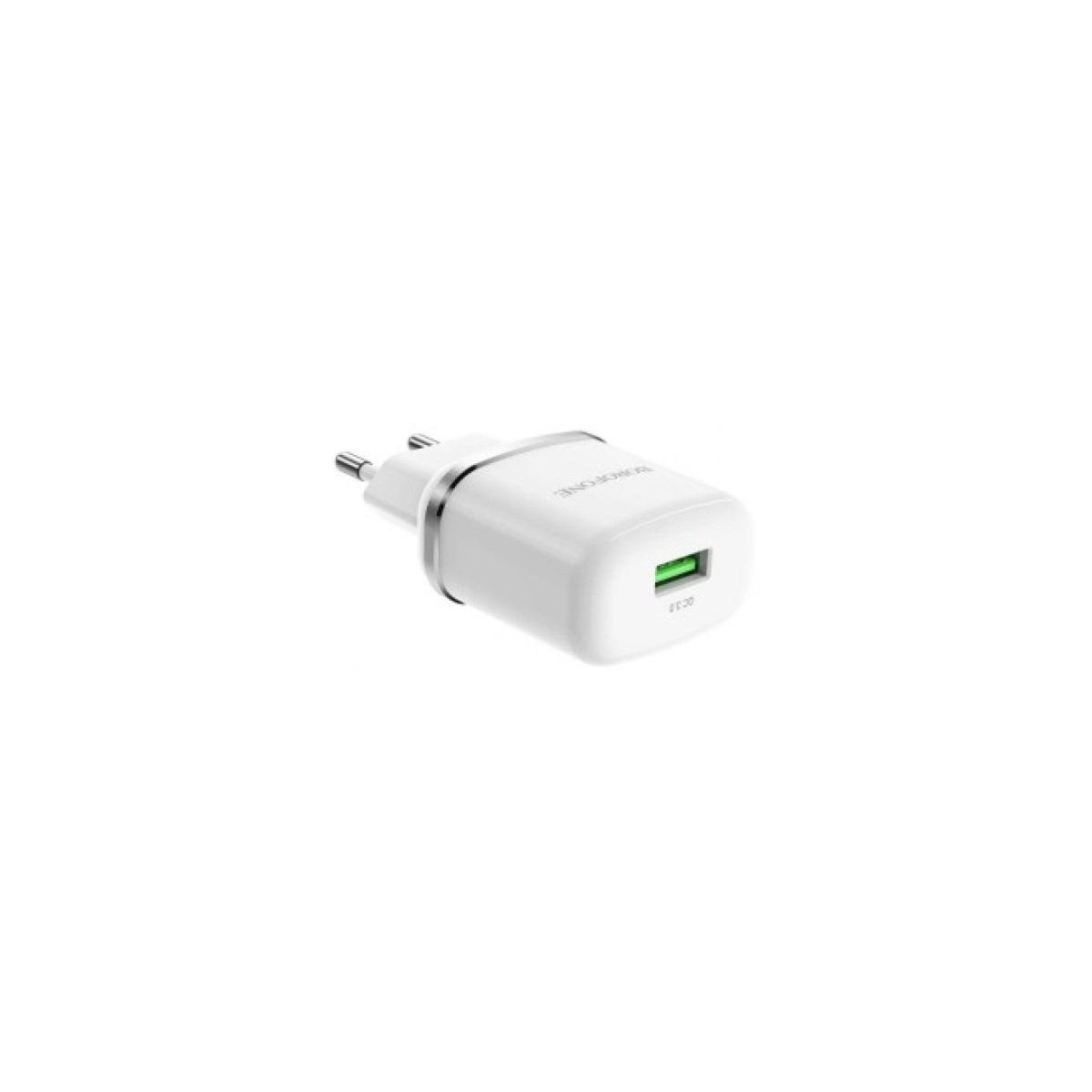Зарядний пристрій BOROFONE BA36A High speed single port QC3.0 charger set White (BA36AW) 98_98.jpg - фото 2