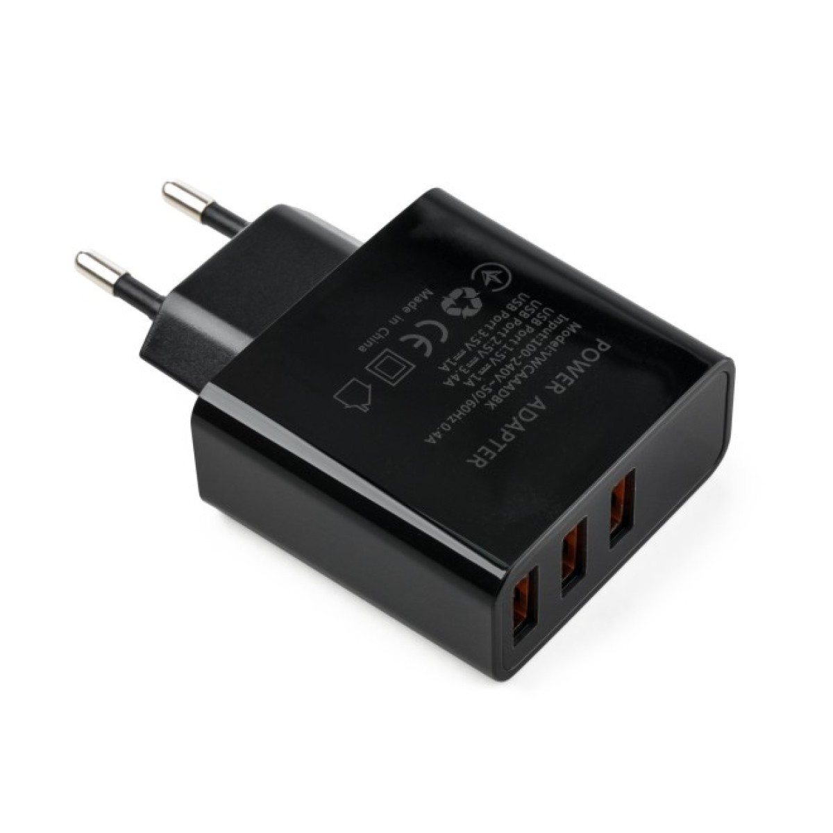 Зарядное устройство Vinga 3 Port Display Wall Charger 17W Max (VWCAAADBK) 98_98.jpg - фото 3