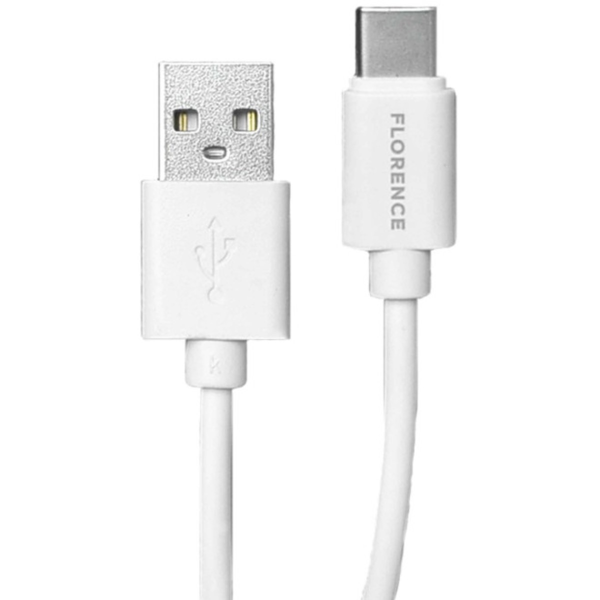 Зарядний пристрій Florence 2USB 2A + Type-C cable white (FL-1021-WT) 98_98.jpg - фото 2