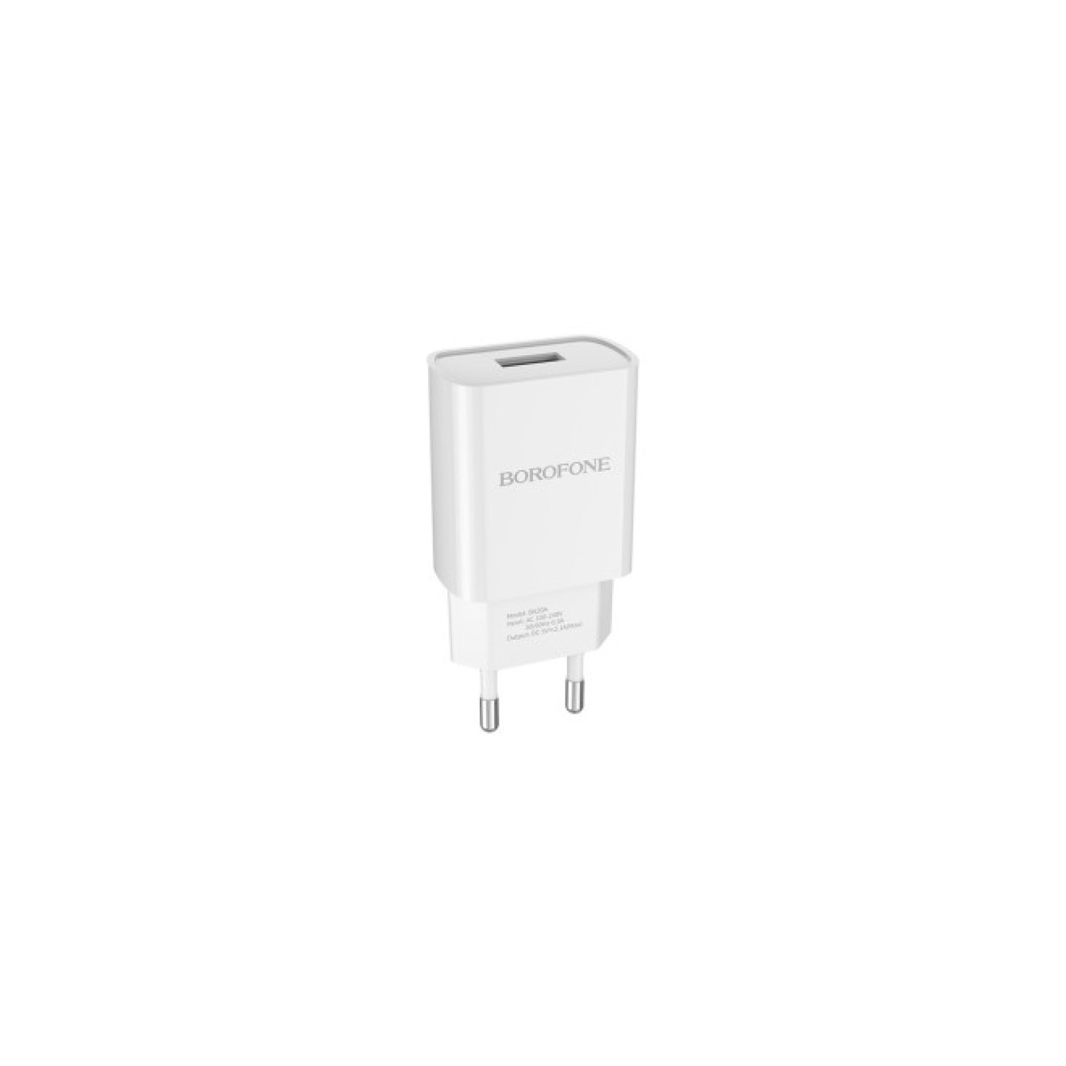 Зарядное устройство BOROFONE BA20A Sharp single port charger set(Type-C) White (BA20ACW) 98_98.jpg - фото 3