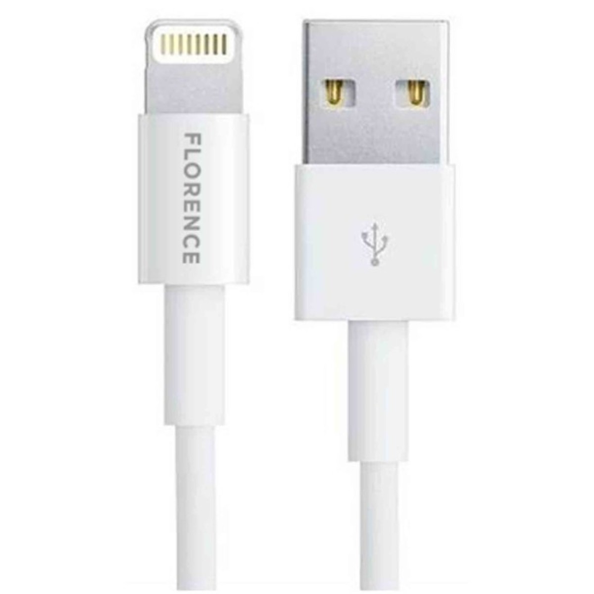 Зарядний пристрій Florence 2USB 2A + Lightning cable white (FL-1021-WL) 98_98.jpg - фото 3