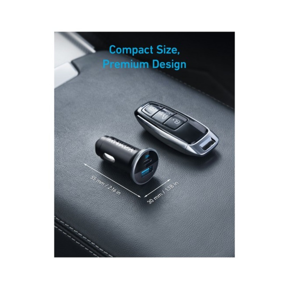 Зарядное устройство Anker PowerDrive 323 30W PD + 22.5W USB-A Black (A2735G11) 98_98.jpg - фото 6