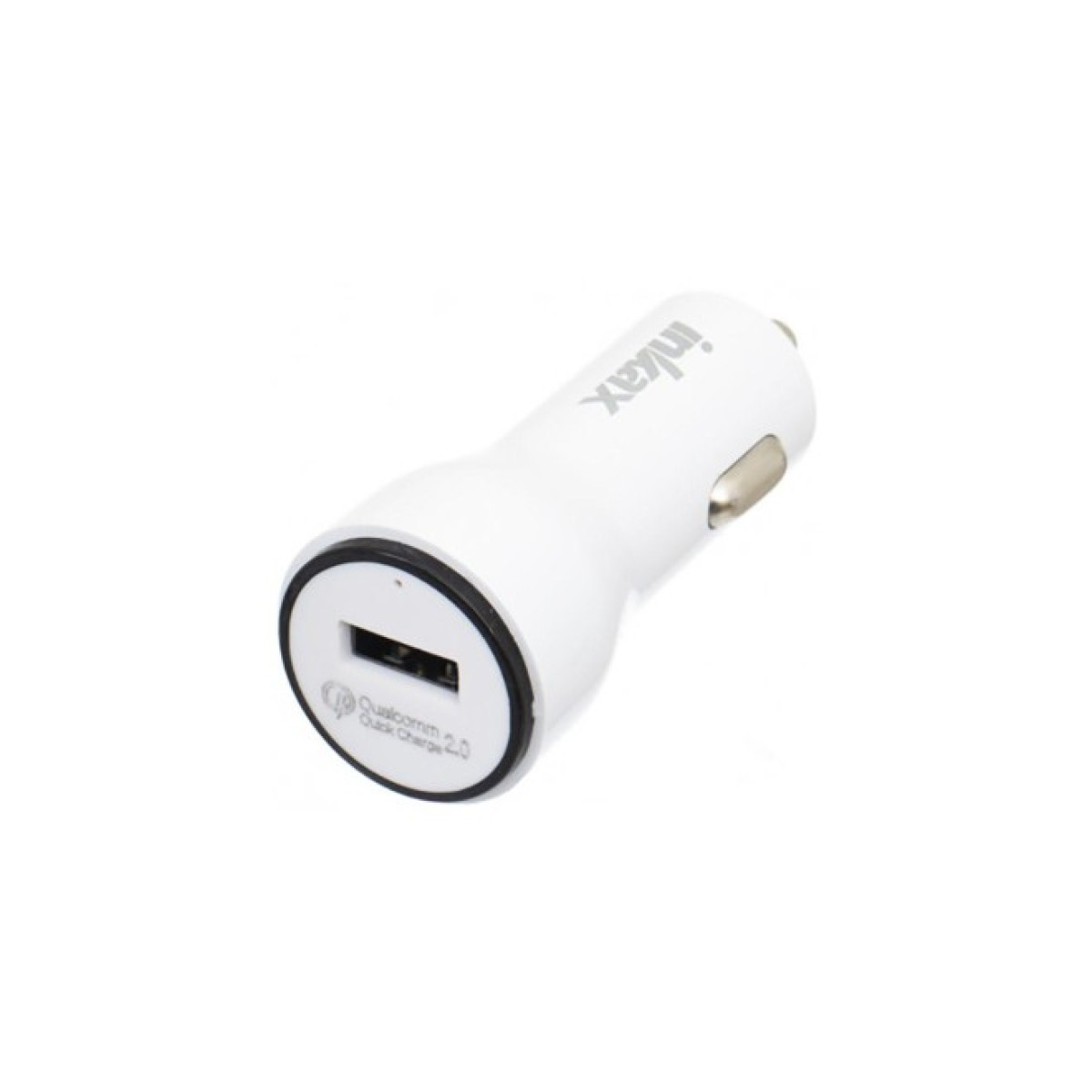 Зарядний пристрій Inkax CD-22 Car charger + Type-C cable 1USB 2.1A White (F_72210) 98_98.jpg - фото 4