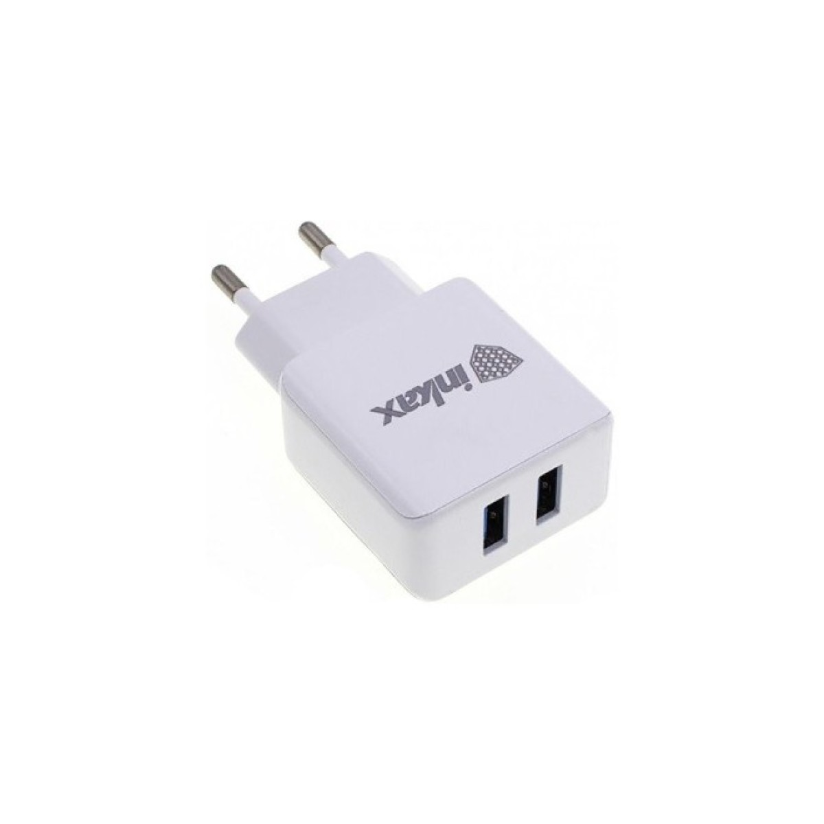 Зарядное устройство Inkax CD-01 + Type-C cable 2USB 2.1A White (F_72201) 98_98.jpg - фото 2