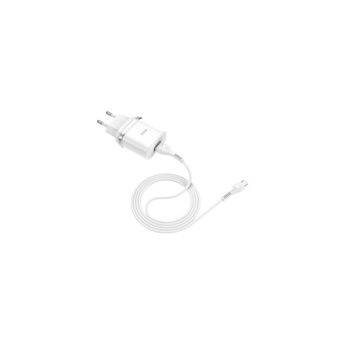 Зарядное устройство HOCO C12Q Smart QC3.0 charger set(Micro) White (6931474716286) 98_98.jpg - фото 3