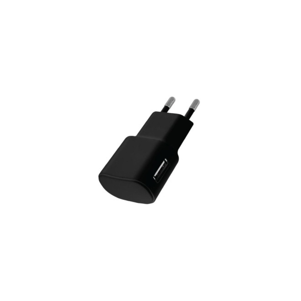 Зарядний пристрій Florence USB, 1.0A black (FW-1U010B) 256_256.jpg