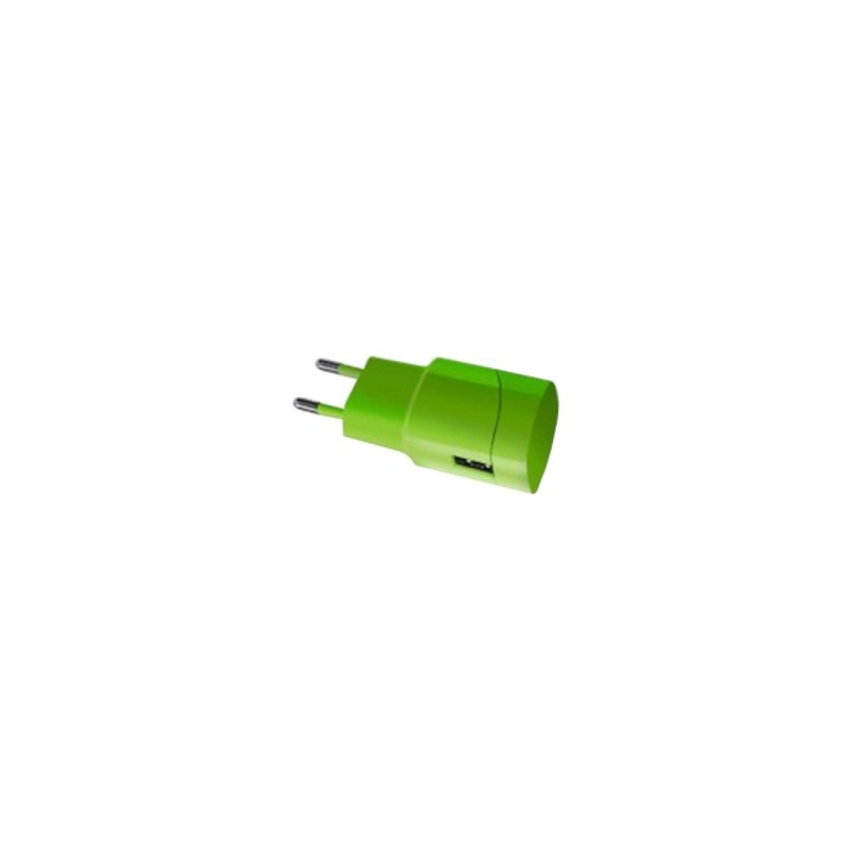 Зарядний пристрій Florence USB, 1.0A lime green color (FW-1U010L) 256_256.jpg