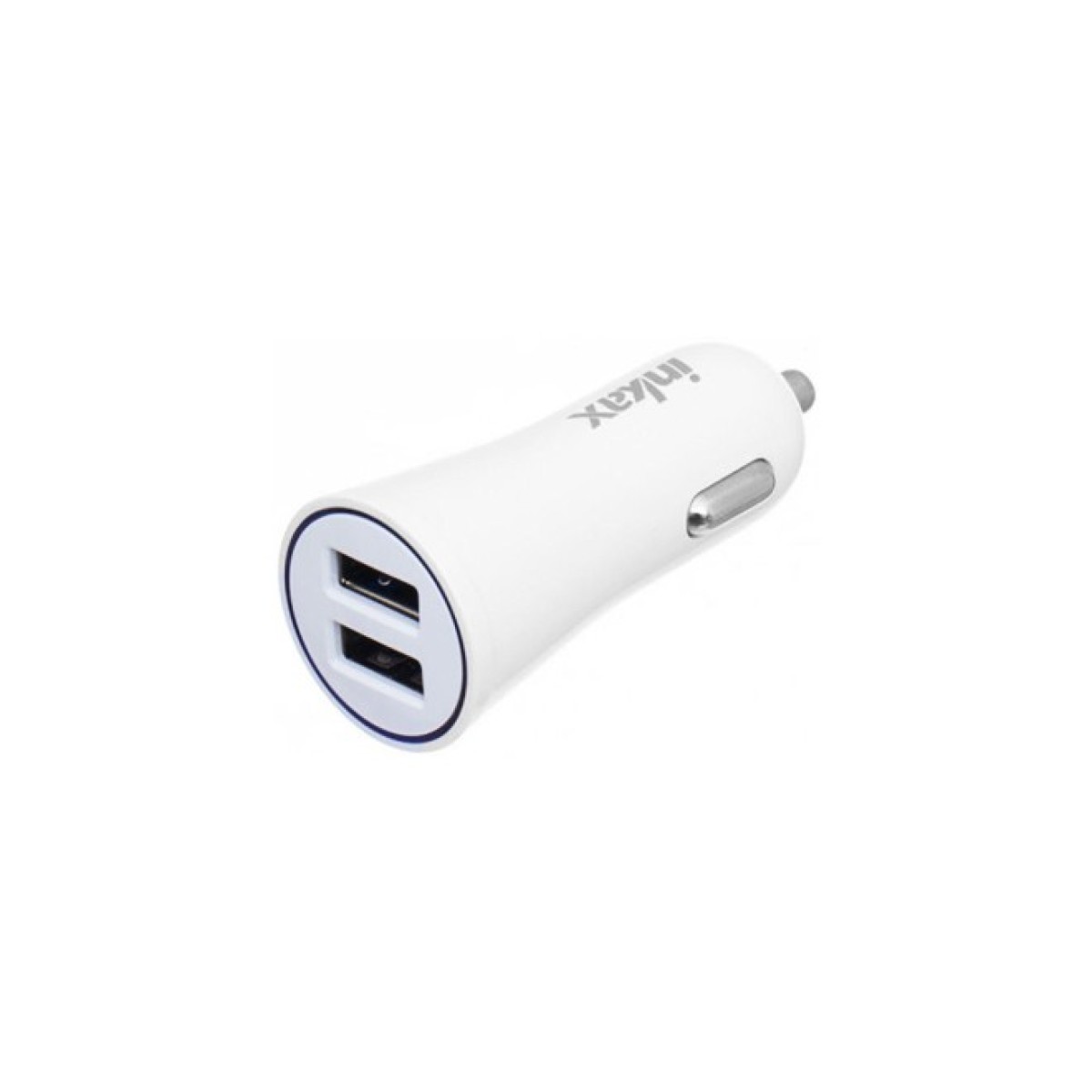 Зарядное устройство Inkax CD-29 Car charger + Micro cable 2USB 2.4A White (F_72211) 98_98.jpg - фото 5