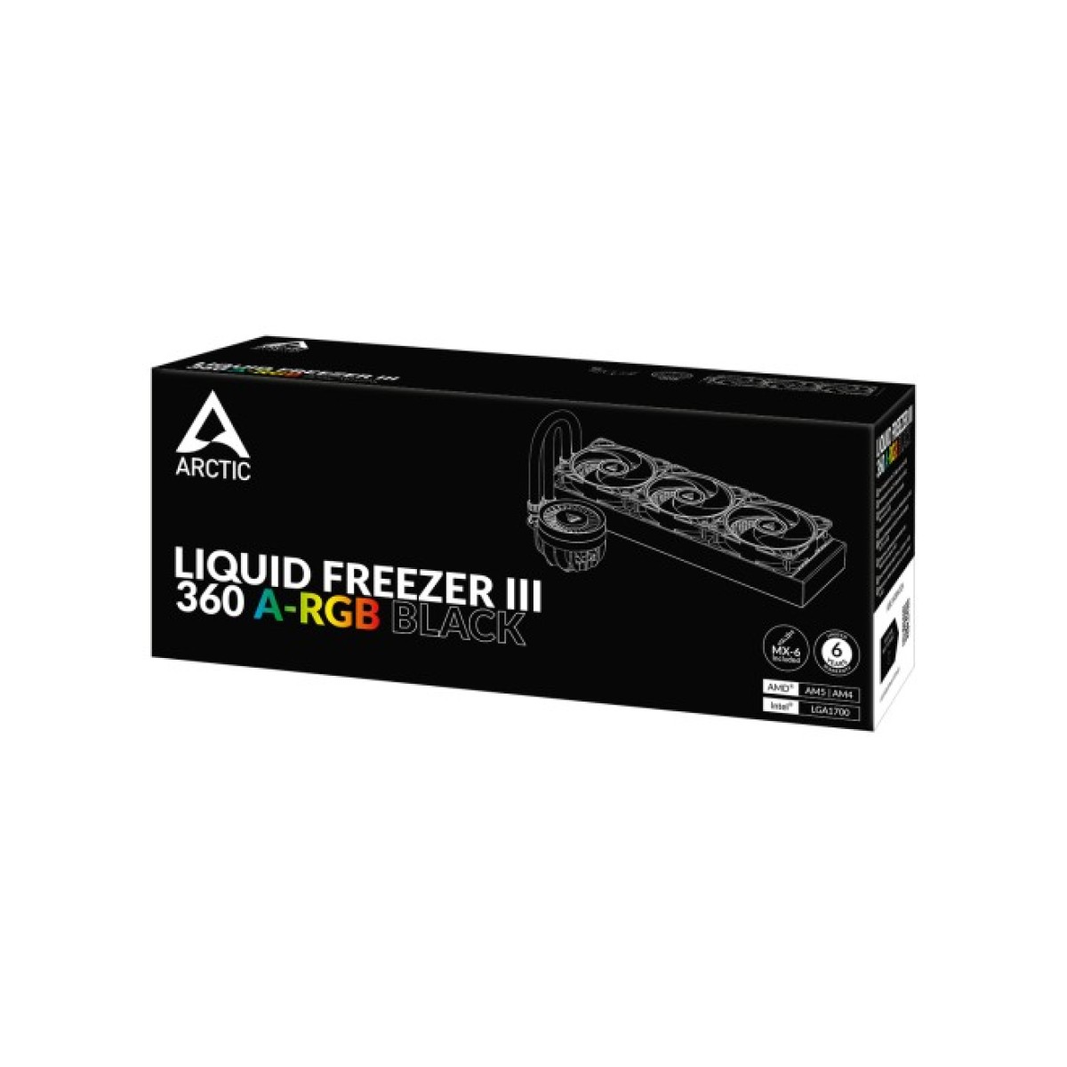 Система рідинного охолодження Arctic Liquid Freezer III - 360 A-RGB Black (ACFRE00144A) 98_98.jpg - фото 3