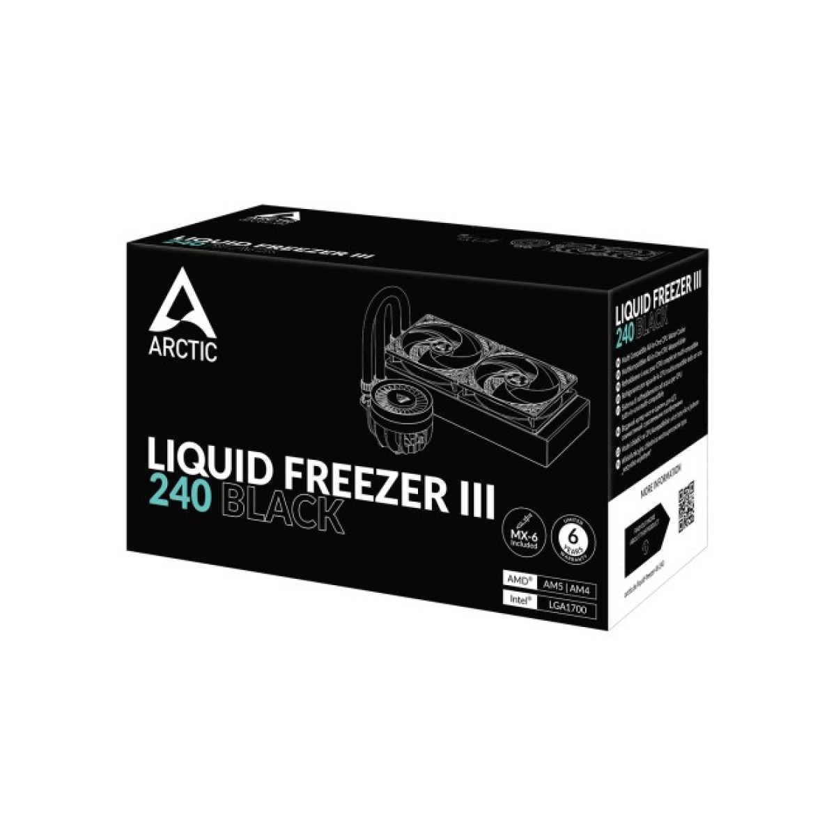 Система рідинного охолодження Arctic Liquid Freezer III - 240 Black (ACFRE00134A) 98_98.jpg - фото 6