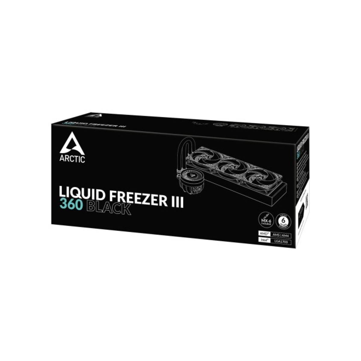 Система рідинного охолодження Arctic Liquid Freezer III - 360 Black (ACFRE00136A) 98_98.jpg - фото 4