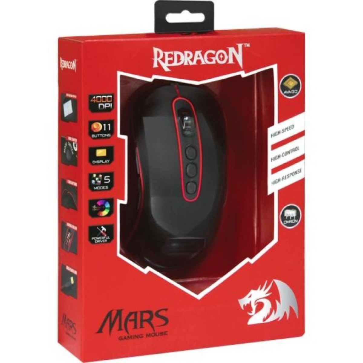 Мишка Redragon Mars TFT USB Black-Red (74846) 98_98.jpg - фото 10